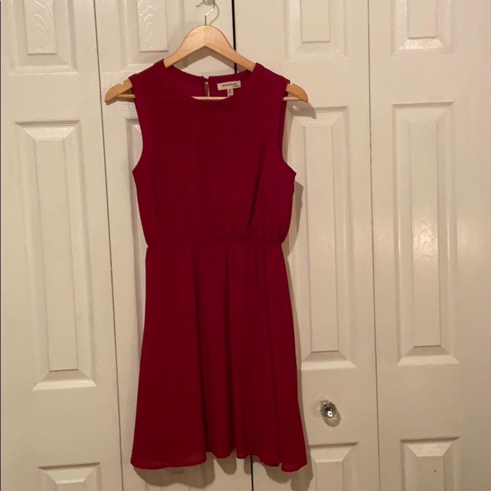 Monteau red dress